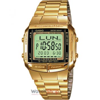 Ceas Casio DATA BANK DB-360GN-9AEF Baterie 10 ani