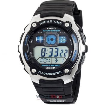 Ceas Casio SPORT AE-2000W-1AVEF Baterie 10 ani