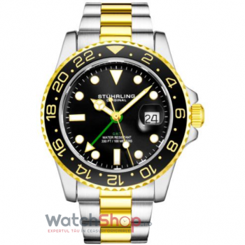 Ceas Stuhrling Aquadiver Ambassador 3965.3 GMT