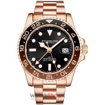 Ceas Stuhrling Aquadiver Ambassador 3965.5 GMT