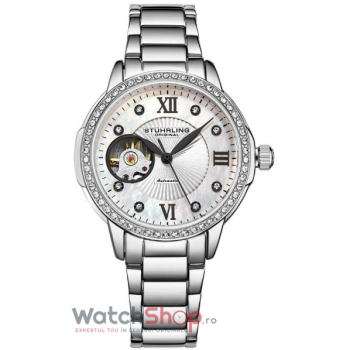 Ceas Stuhrling Legacy Perle 3951.1 Open Heart Automatic
