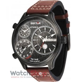 Ceas Sector TRAVELLER R3251504003 Triple Time